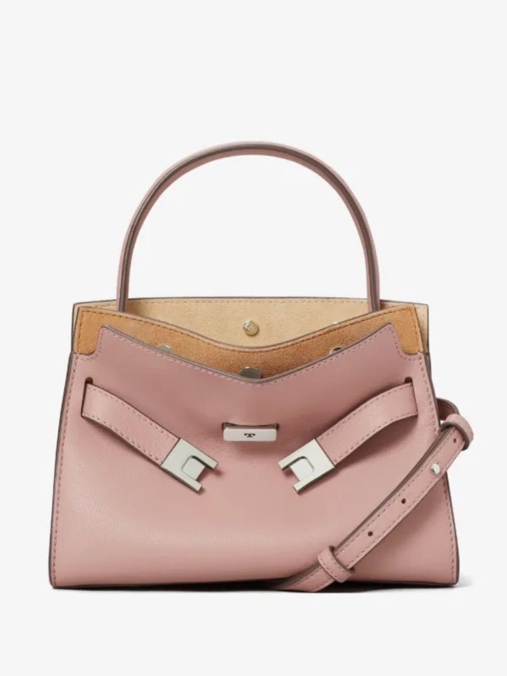 Tory Burch petite Lee Radziwill double bag - Mauve